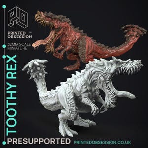 D&D Abyss T-Rex | Rollenspielmodell | Toothy Rex | von Printed Obsession