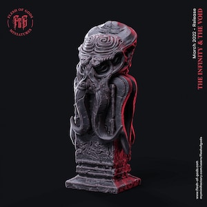 D&D Cthulu idol Scenery | RPG Model | Ancient One Totem by Flesh Of Gods