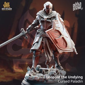 D&D:s obevekliga heliga paladin | RPG-modell | Leopold den odödlige - Förbannad paladin | av DM Stash