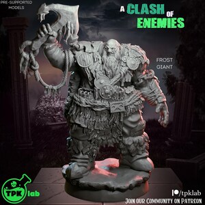 Gigante del gelo D&D / Modello RPG / Di TPK LAB