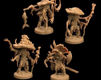 D&D Fungus Skeletons | RPG Model | Fungus Folk by Dragon Trappers Lodge