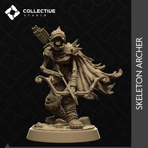 D&D Skeleton Archer / Ranger | RPG Model | Skeleton Archer | by Collective Studio