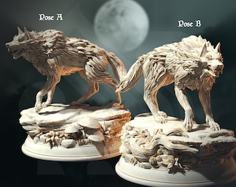 D&D Direwolves | RPG Model | Northern Direwolves | by DM Stash