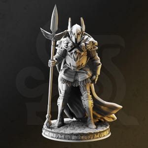 D&D Polearm Paladin | RPG Model | Sycamore, Footsoldier of the Golden Griffins | by DM Stash