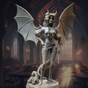 D&D Succubus Warlock | RPG Model | Mhari O'Nette - Wishful Warlock  | by DM Stash