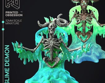 D&D Necromancy Slime Demon | RPG Model |  by Printed Obsession