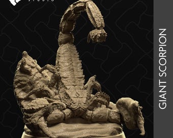 D&D Giant Scorpion / Radscorpion | RPG Model | Giant Scorpion | by Collective Studio
