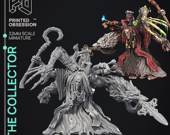 D&D Corrupted Mechanical Priest | RPG Model | The Collector | by Printed Obsession