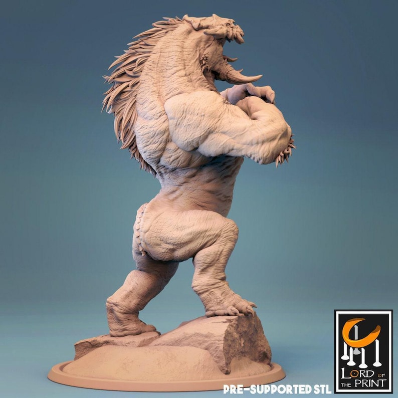 D&D Abyss Ape Demon | Model RPG | Barlgura od Rescale Miniatures zdjęcie 7