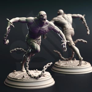 D&D Broken Chain Vampire Thrall | RPG-modell | Vampire Thralls of the Coven 03 | av DM Stash