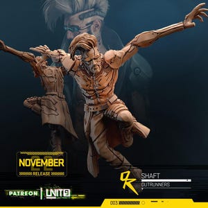 Cyberpunkpilar: techneut Edgerunner | RPG-model | Schacht: buitenloper van Unit9