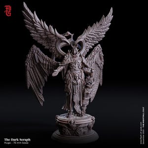D&D Dark Seraphim Engel | Rollenspielmodell | Der Dunkle Seraph | von Flesh Of Gods
