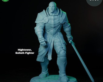 D&D Goliath Heiliger Paladin | Rollenspielmodell | Hightower, Goliath-Kämpfer | Von TPK LAB