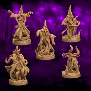 D&D Mutated Abyss Cultists | RPG Model | by Dragon Trappers Lodge