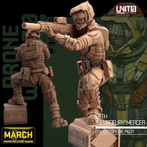 Cyberpunk Techie Mercenary Gunner | RPG Model | Seth NeuroFury by Unit9