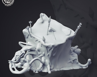 D&D Gelatinous Cube | RPG Model | Gelatinous Cube | by Cast n Play