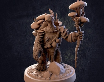 Epic Miniatures Set Tartarughe Avventuriere – 8 Miniature Fantasy In Scala 28 Mm Per DnD E Giochi Di Ruolo – Non Dipinte