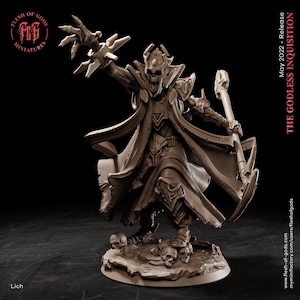 D&D Lich King | RPG Model | by Flesh Of Gods