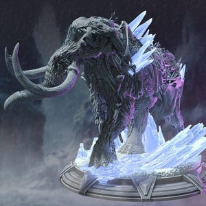 D&D Undead Mammoth | RPG Model | Tjornir - Undead Mammoth | by DM Stash