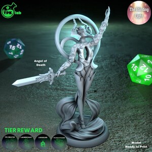 D&D Angel of Death | RPG Model | Angel of Death By TPK LAB
