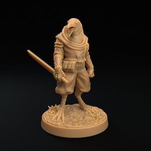 D&D Kenku Rogue Fighter | RPG Model | Kenku A | by Dragon Trappers Lodge