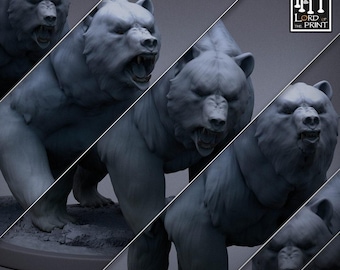 D&D Wild Bears | RPG Model | Wild Bear | by Rescale Miniatures