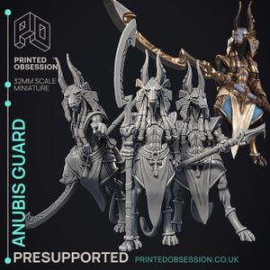 D&D Anubis Guard | RPG Model |  by Printed Obsession