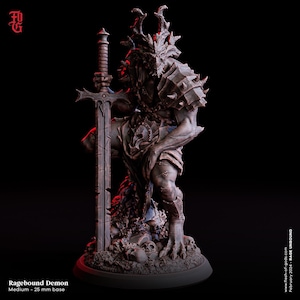 D&D Ragebound Blutdämon | Rollenspielmodell | Ragebound Demon von Flesh Of Gods