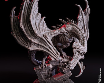 D&D Fellbeast Dragon | RPG Model | Fellbeast by Flesh of Gods - Etsy
