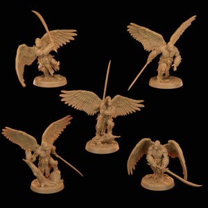 D&D Winged Monkeyfolk Barbarians | RPG Model | Bobokai Deathbringers | by Dragon Trappers Lodge