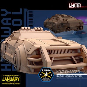 Cyberpunk Police Car | RPG Model | Nova Charger by Unit9