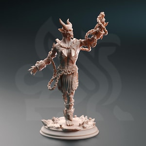 D&D Chain Wielding Devil | RPG Model | Nosmeni Chain Devils 01 | by DM Stash