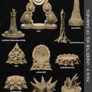 Paquete de escenografía de mazmorras de D&D / Modelo de RPG / Paquete de escenografía de mazmorras / por Collective Studio