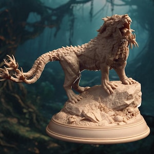 D&D Displacer Beast | RPG-model | Estranit: goddeloze panter | door DM Stash