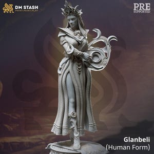 D&D Noble Female Bard | RPG Model | Glanbeli - Human Form | by DM Stash