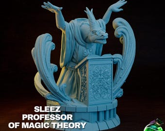 Profesor de Magia Dinofolk de D&D / Modelo de RPG / Profesor Sleez de Teoría de la Magia - Pose B por TPK LAB