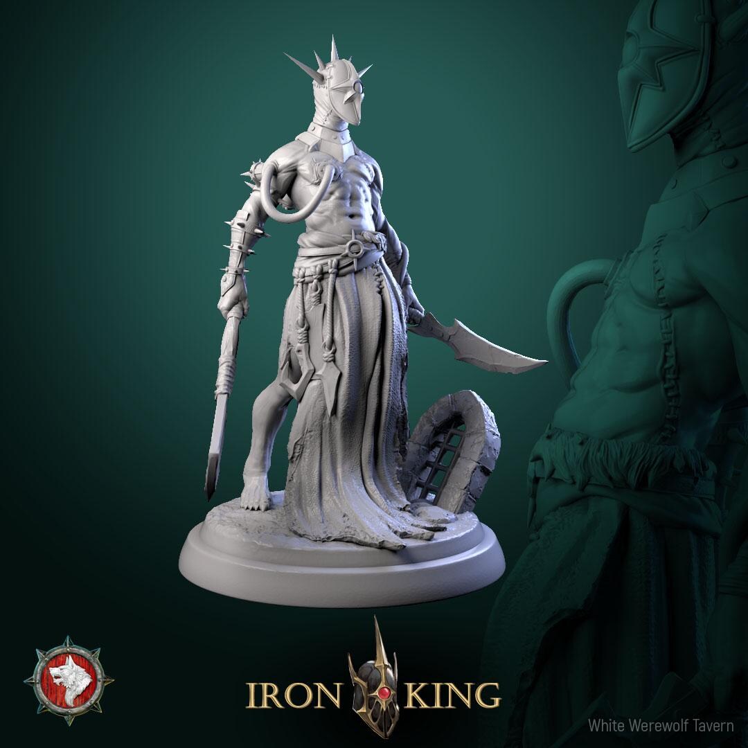 D&D Masked Cult Assassin | RPG Model | Homunculus V5 by White Werewolf ...
