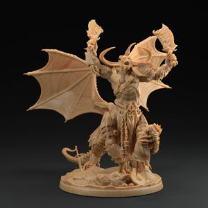 D&D 6 Limbs War Demon | RPG Model | War Butcher | by Dragon Trappers Lodge