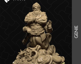 D&D Noble Djinn / Genie | RPG Model | Genie | by Collective Studio