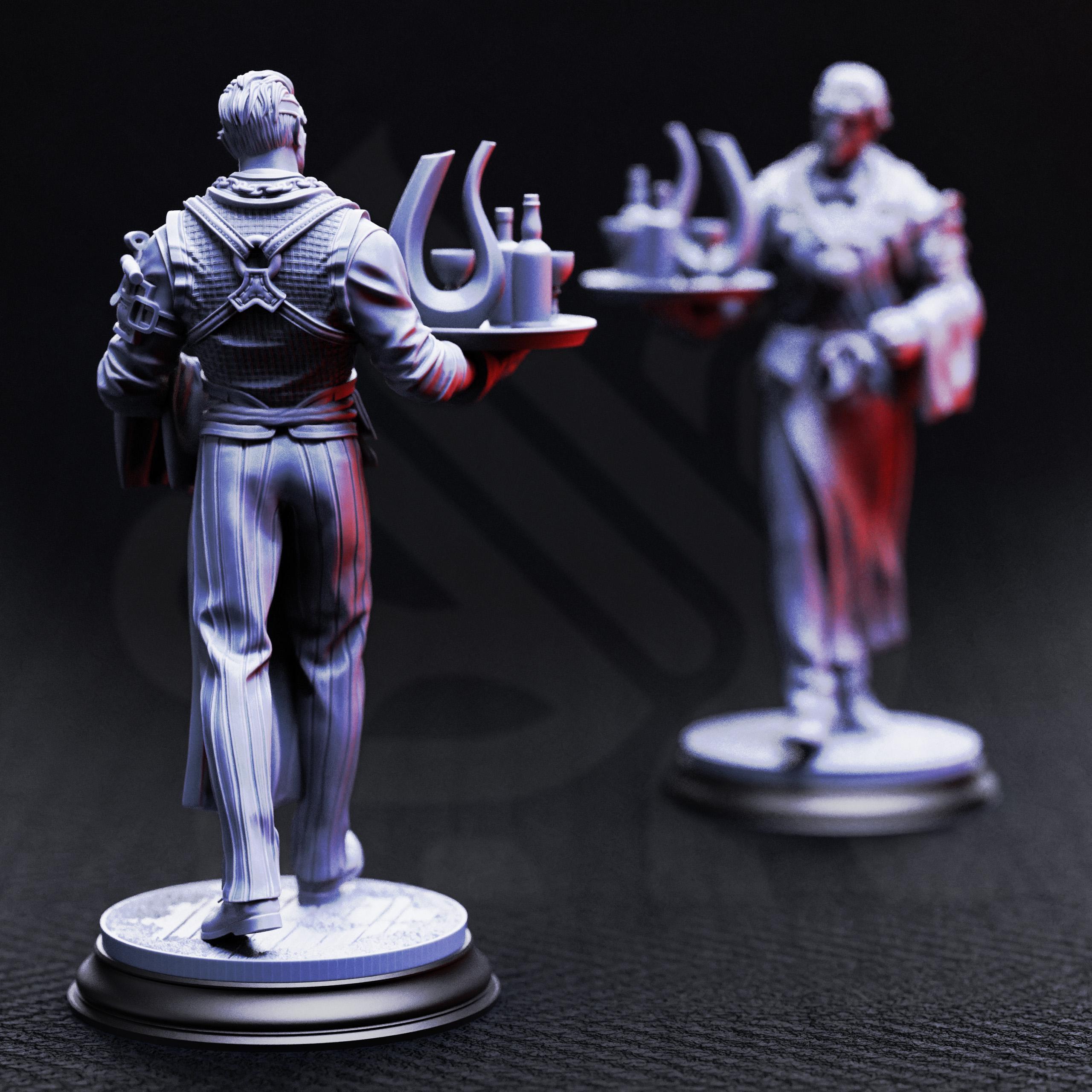 D&D Masquerade Vampire Butler | RPG Model | Aimar Batteux - Vampiric ...