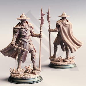 D&D Inquisition Knight with Glaive | RPG Model | Knights of the Inquisition 01 | by DM Stash
