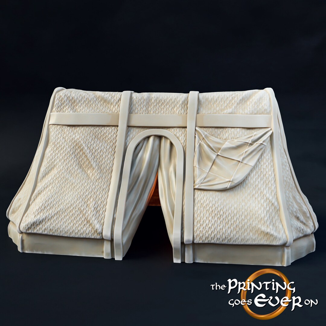 D&D Tents Scenery RPG Model Brigand Tents by the Printing Goes Ever On