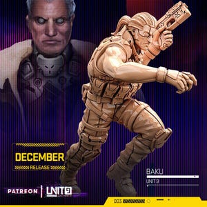 Cyberpunk Solo - Batou | RPG Model | Baku by Unit9
