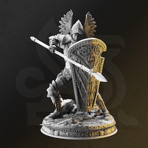 Paladín de alto nivel de D&D / Modelo de RPG / Eridius Falx, Guardia de la Torre / por DM Stash