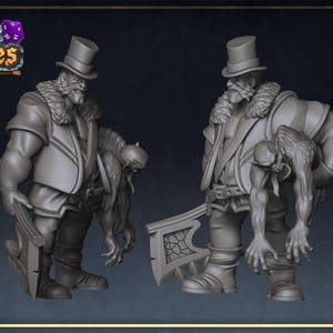 D&D Jolly Blood Hunter | RPG Model | Crypt Hunter | by Roleplaying + Miniatures