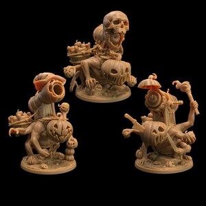 D&D Pumpkin War Machines | RPG Model | Pumpkannons by Dragon Trappers Lodge