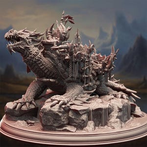 D&D drakenschildpadfort | RPG-model | Kilgoola - Orcish drakenschildpad | door DM Stash