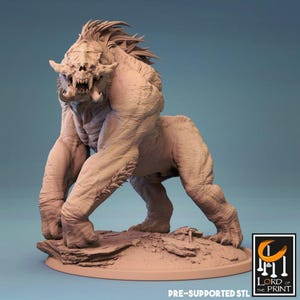 D&D Abyss Ape Demon | Model RPG | Barlgura od Rescale Miniatures Pose 1