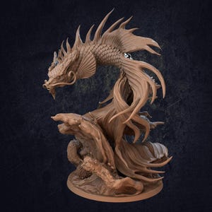 D&D Koi Wasserdrache | Rollenspielmodell | von Dragon Trappers Hütte