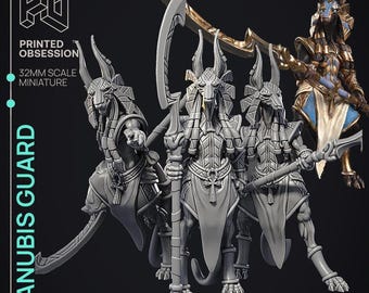 D&D Anubis Guard | RPG Model |  by Printed Obsession